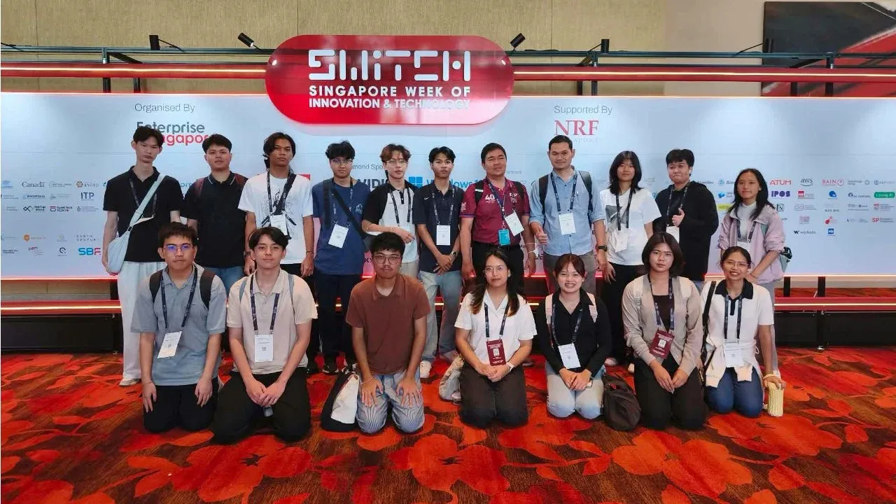 นักศึกษาสาขาวิชาวิศวกรรมคอมพิวเตอร์ เข้าร่วมงาน SWITCH และทัศนศึกษา ณ ประเทศสิงคโปร์ ในระหว่างวันที่ 26 – 29 ตุลาคม 2569  